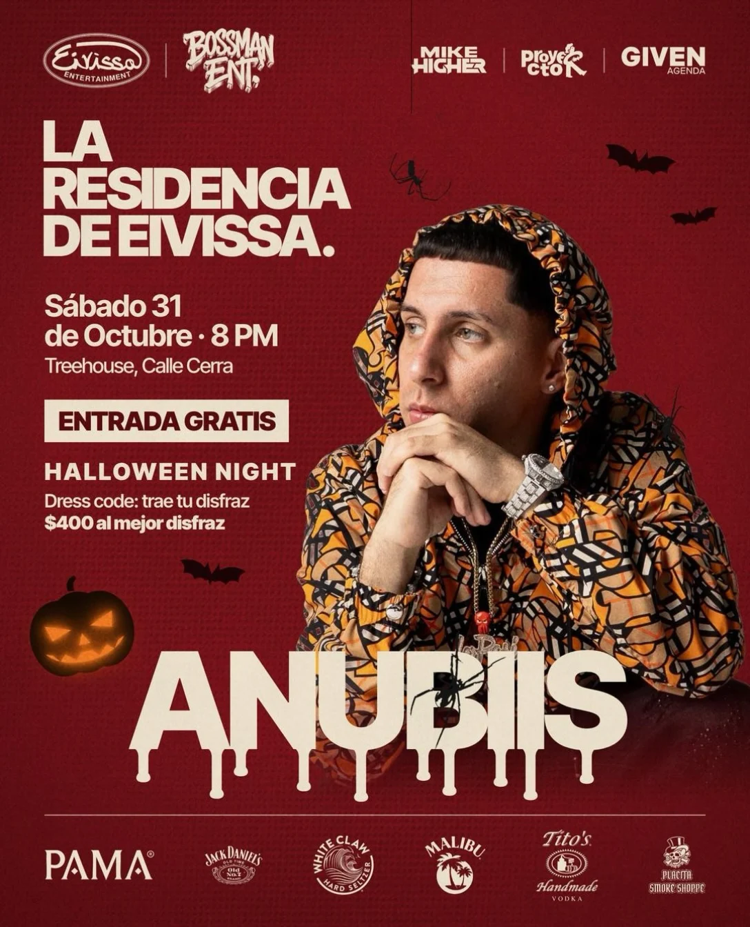 La Residencia de Eivissa: Halloween Night con Anubiis