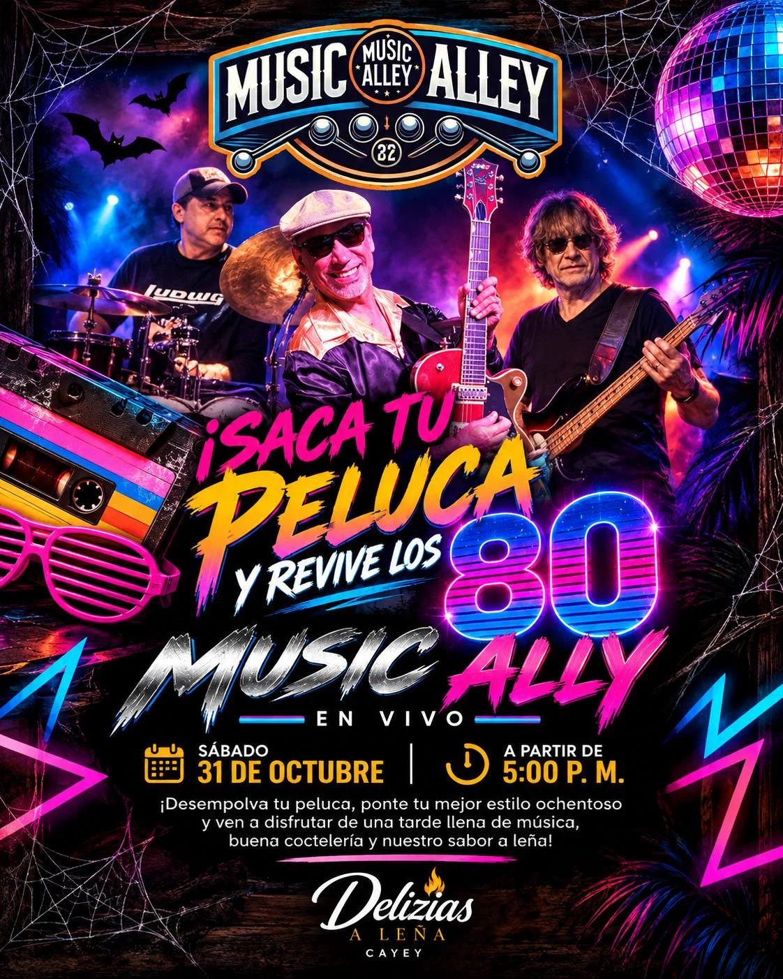 ¡Saca tu peluca y revive los 80! con Music Ally