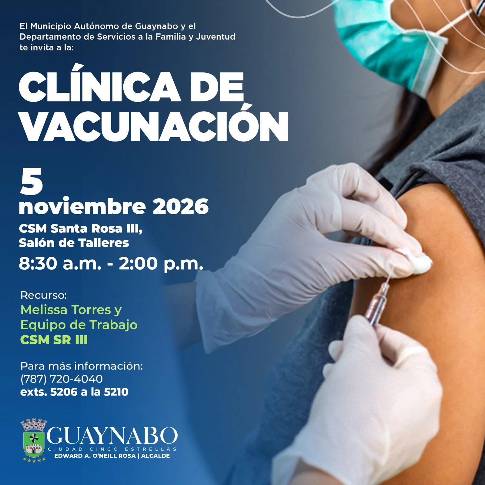Clínica de Vacunación en CSM Santa Rosa III
