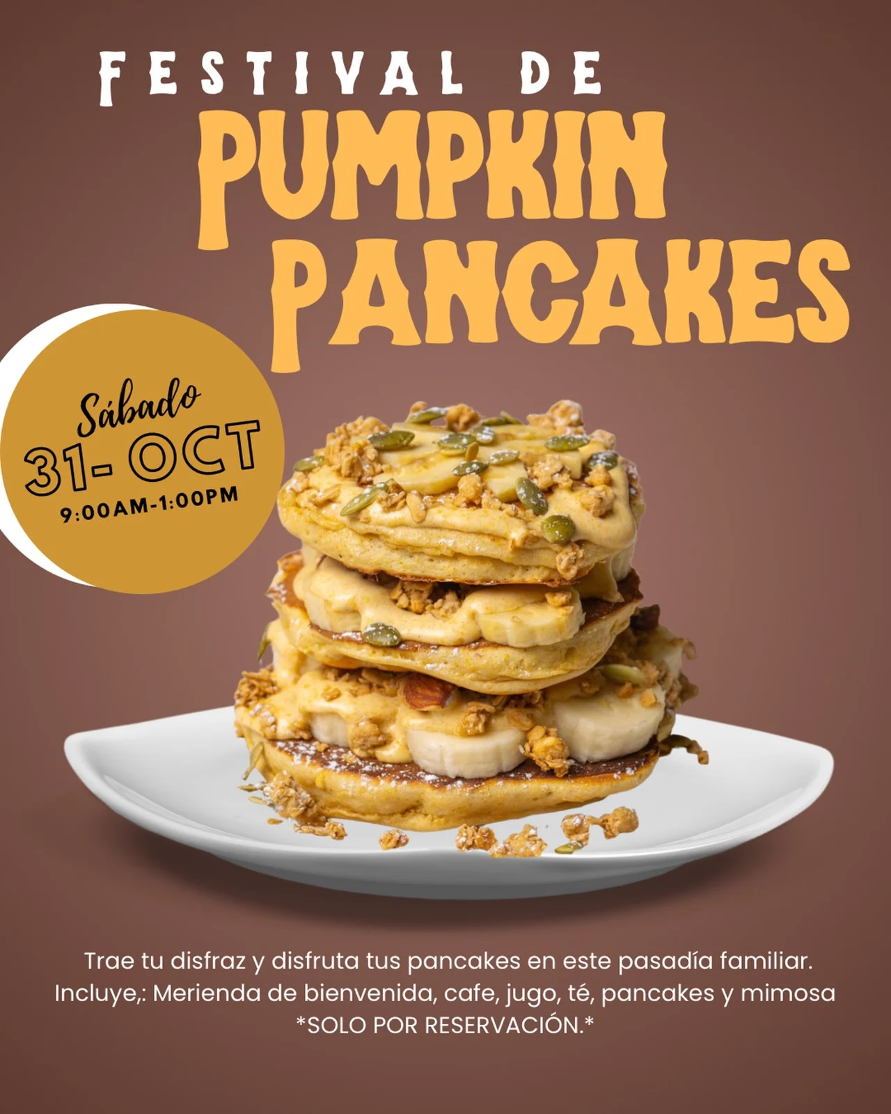 Festival de Pumpkin Pancakes