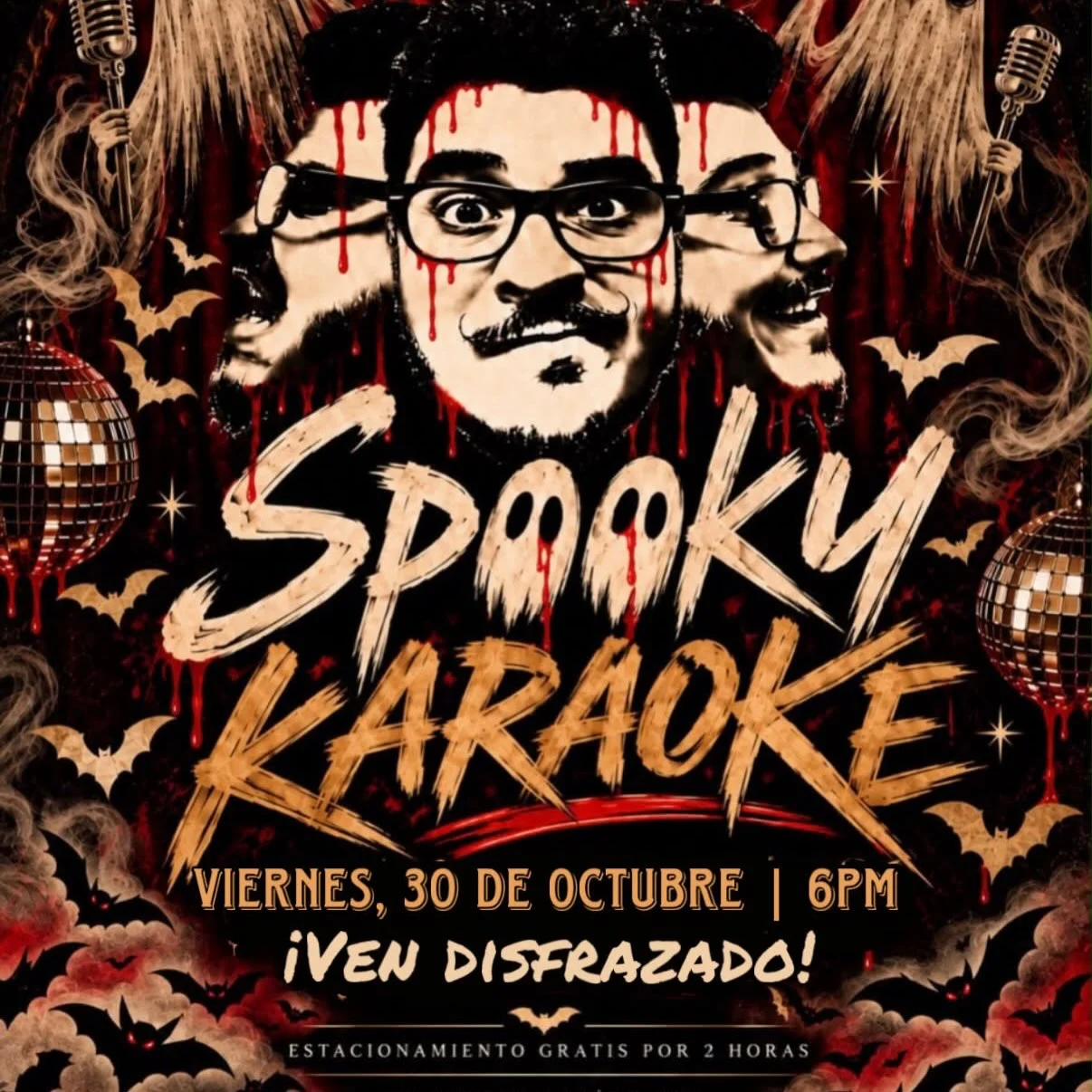 Costas, Hato Rey, San Juan   Spooky Karaoke en Cruda